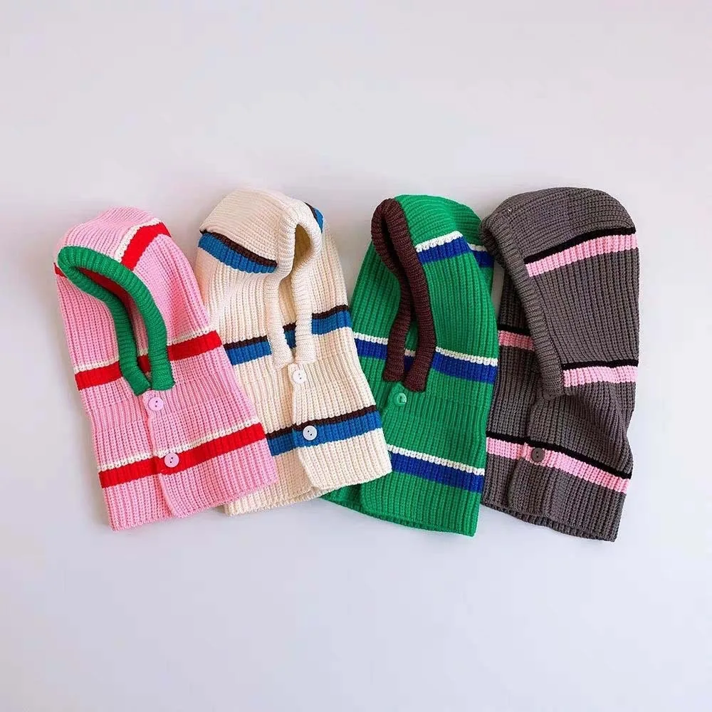 Versatile Soft Knit Woolen Baby Beanie Hat
