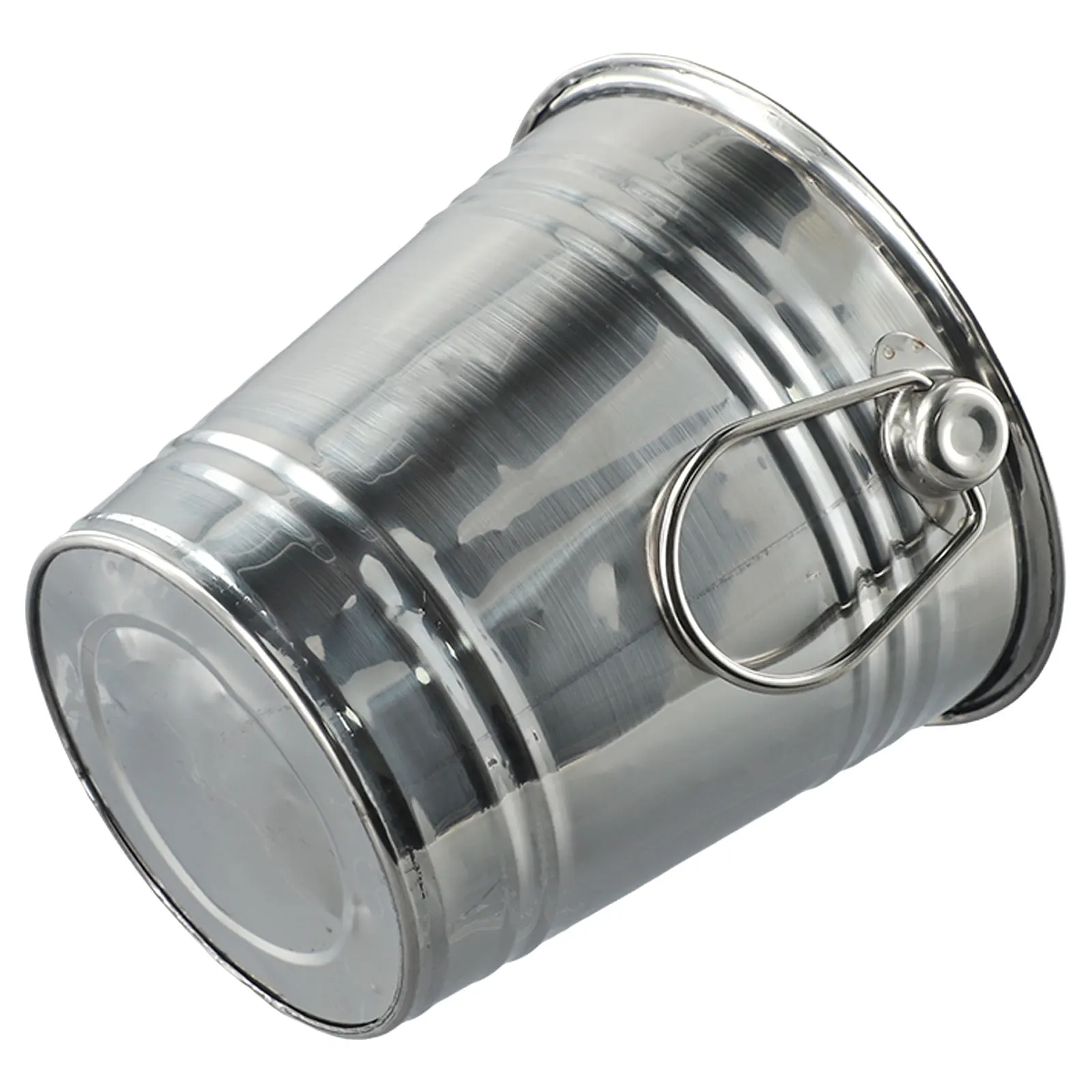 Stainless Steel Ice Bucket Bar Ice Bucket Creative Mini With Clip Beer Red Wine Household Creative Cube
