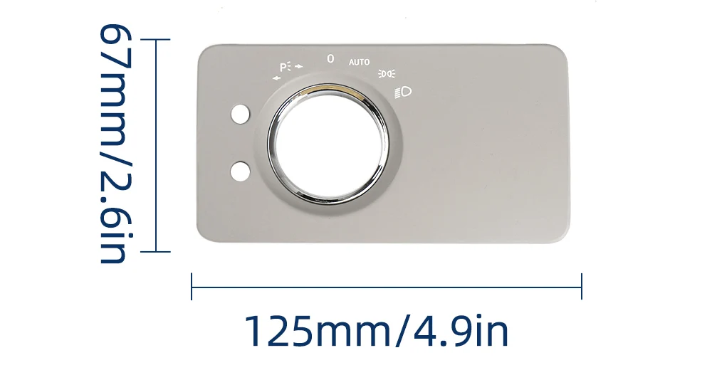 Mehrere Typen für Benz R Klasse W251 Auto Armaturen brett Scheinwerfer Bedienfeld Abdeckung Verkleidung – Detail 2