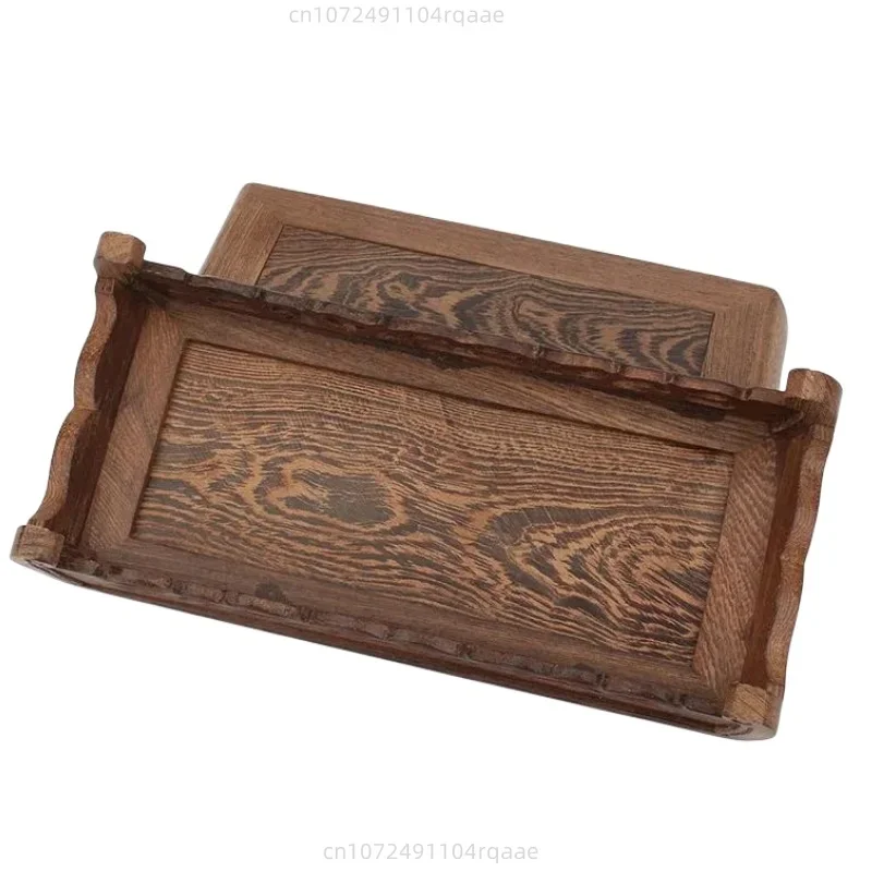 4pcs Set Wooden Base Flower Pot Holder Plant Shelf Sorting Table Stand for Fish Tank Lathe Candy Table Furniture Pedestal