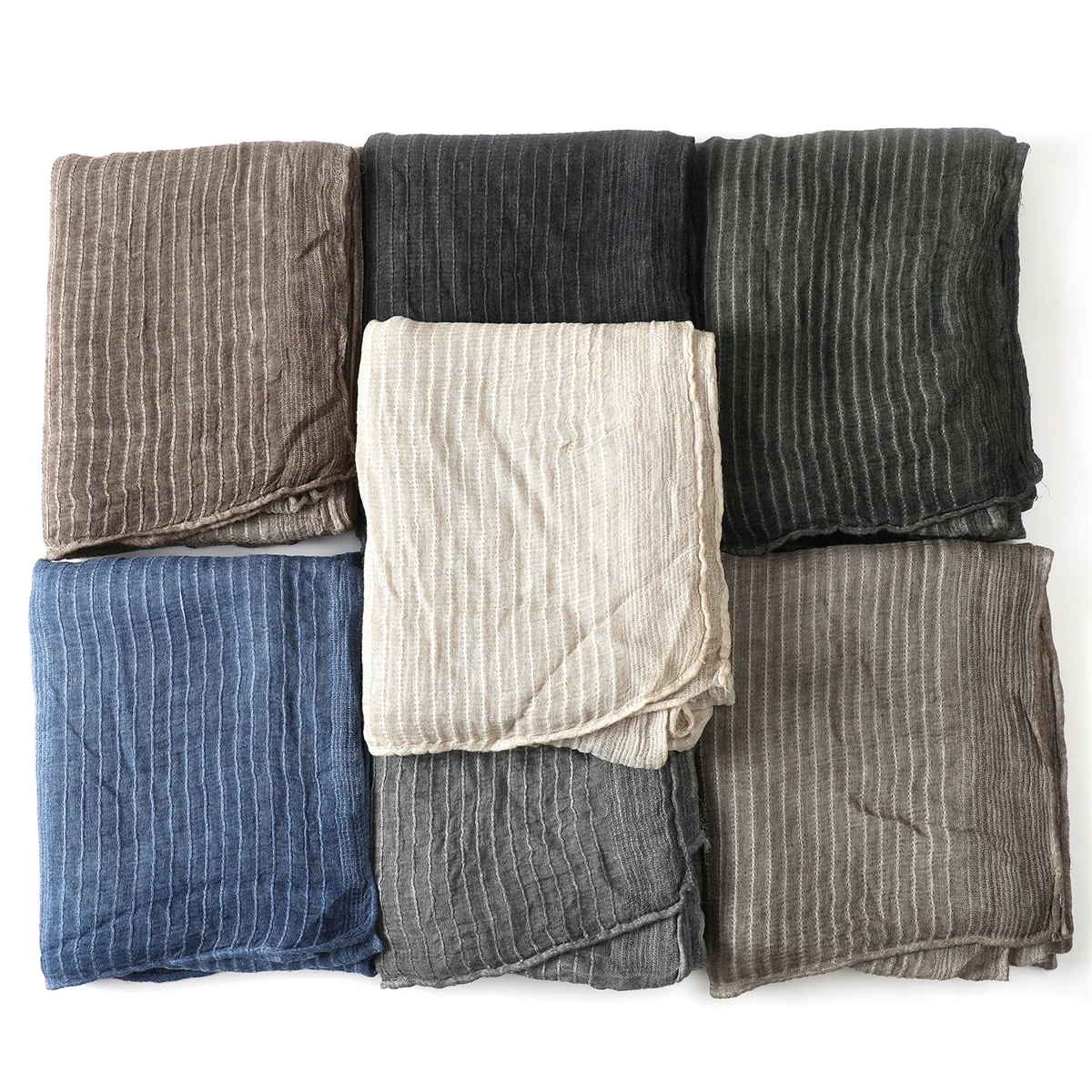 Einfarbig Baumwolle Leinen Männer Schals Herbst Winter Warme männer Schal Kurze Quaste Bufanda Männlichen Zubehör Pashmina Schal – Detail 1