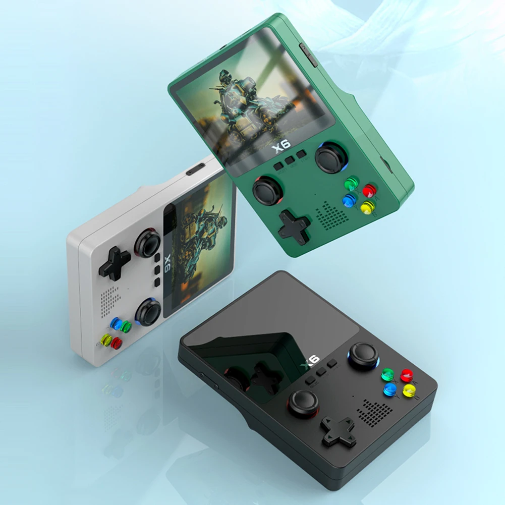 X6子供用レトロゲームコンソール,10000ゲームの3D