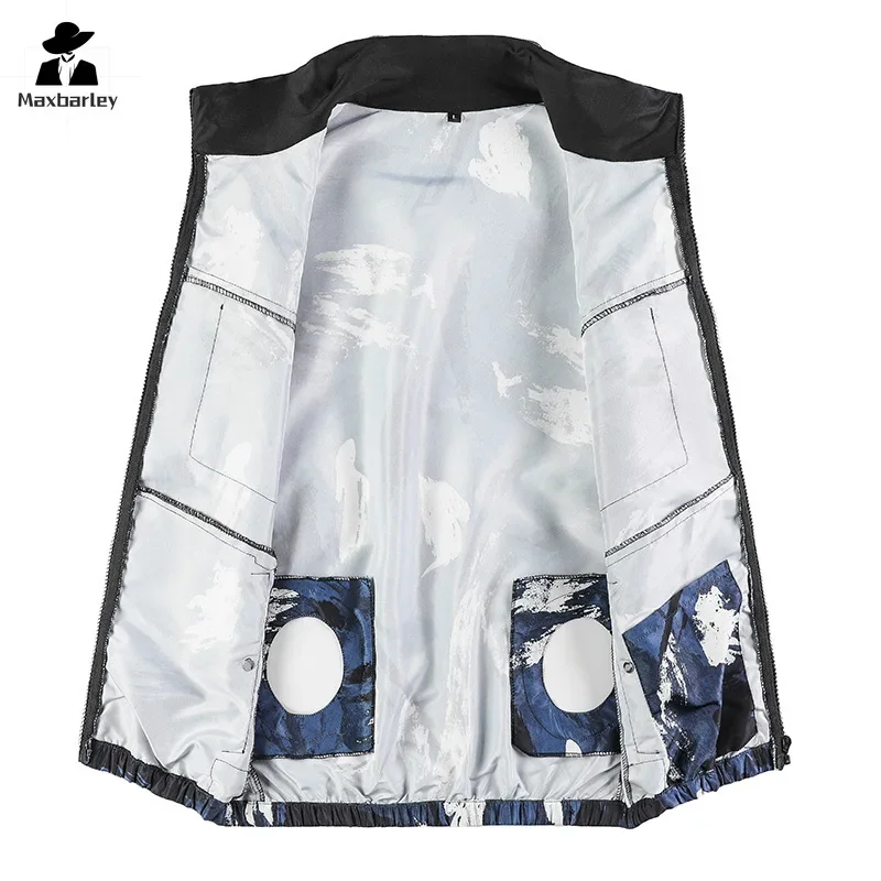 12V NEW Fan Vest Women Men's Ice Vest Hiking  USB Charging Air Conditioning Clothes Cooling Vest High Temperature Work Fishing