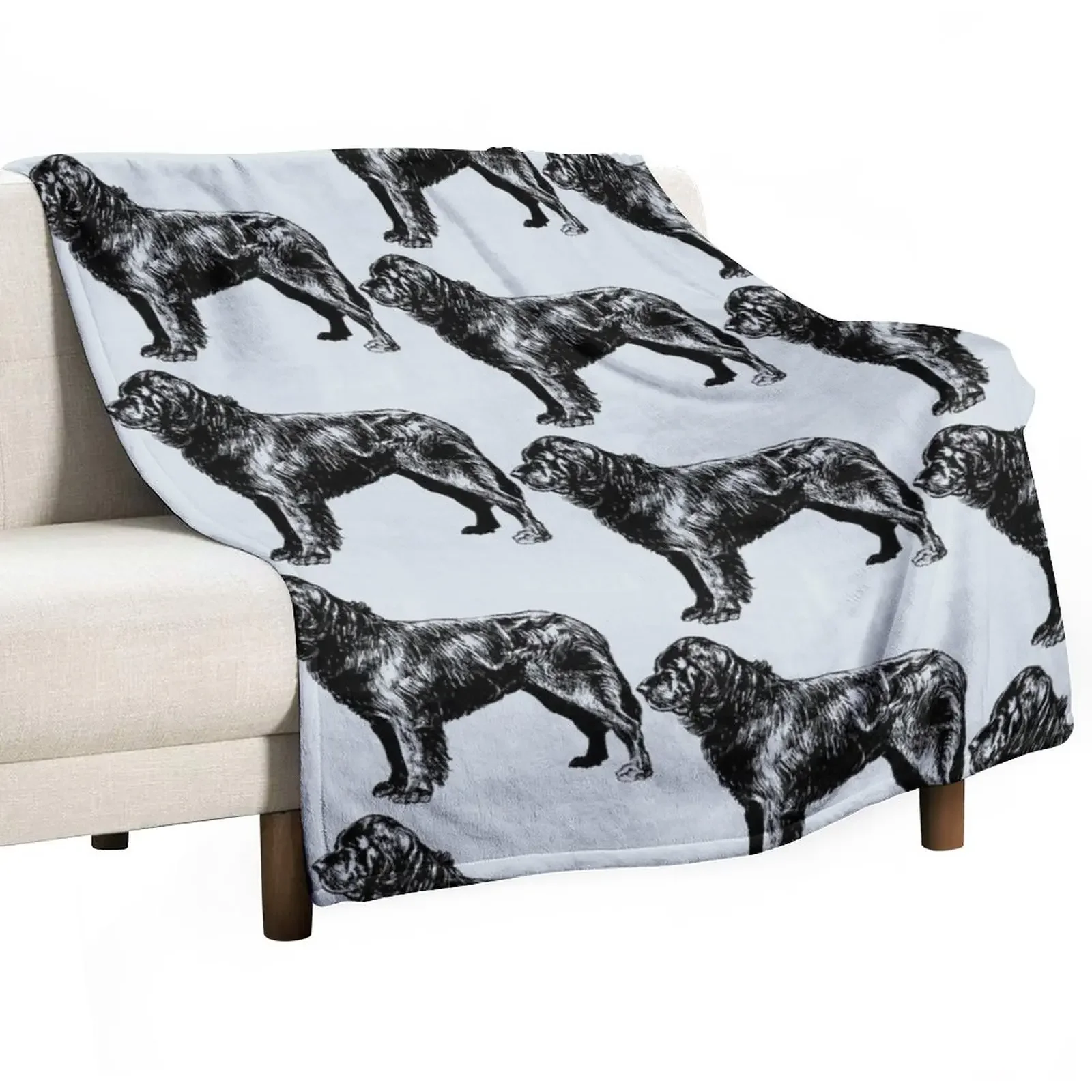 

Newfoundland Throw Blanket Comforter Bed Fashionable Hair Blankets