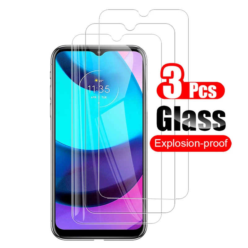 Coque Pour Motorola Moto E32/E32S 2 X Film Protection D'écran En Verre Trempé - Transparent TPU - Foto 4