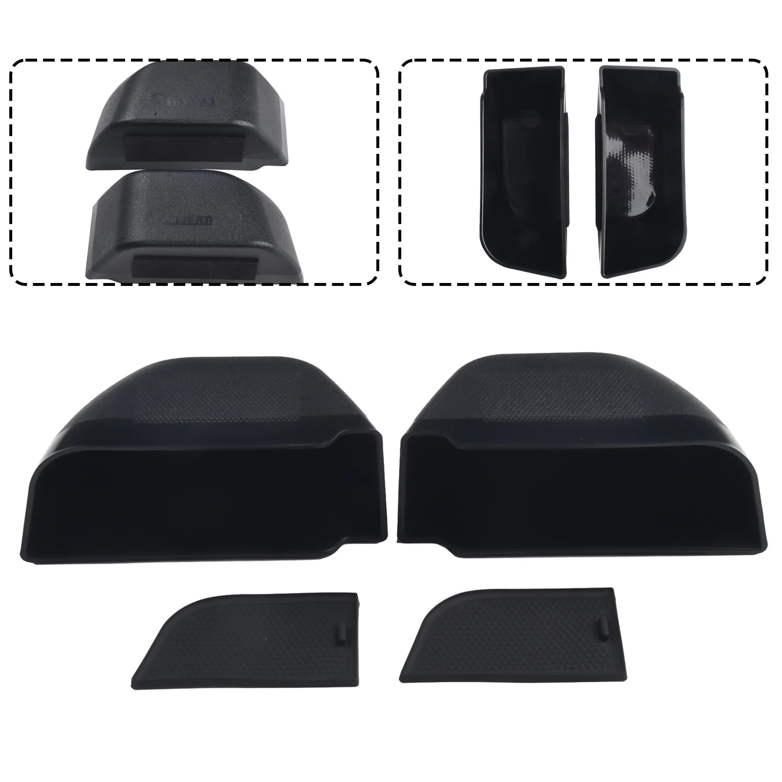 Per Land Rover Defender 90 110 Abs-Blcak Car Door Storage Box Vassoio Del Telefono 2020-2023 Accessori Per Veicoli