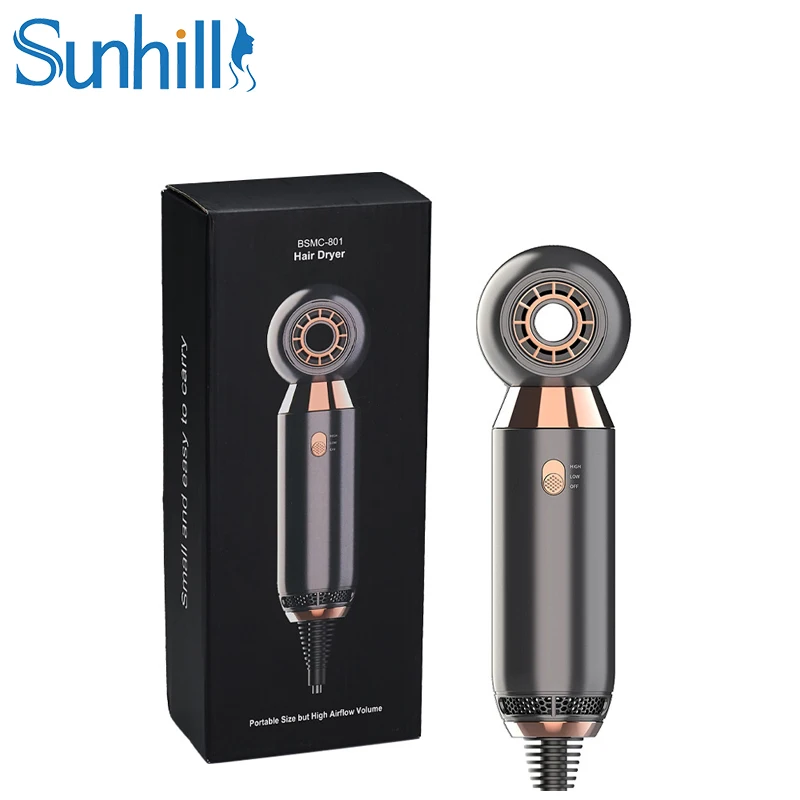 Sunhills Quick Blow Mini Baby Leafless Multi Pole Ring Magnet Hair Dryer