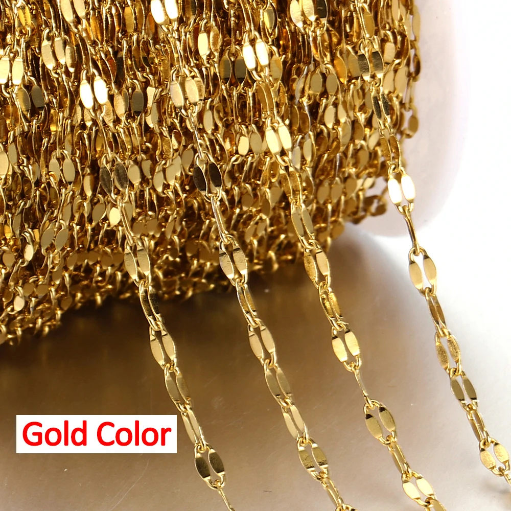 2meter 1Meter Emaille Edelstahl Ketten für Schmuck Machen Weiß Schwarz Bunte Lippen Ketten DIY Armband Halskette Liefert – Detail 4