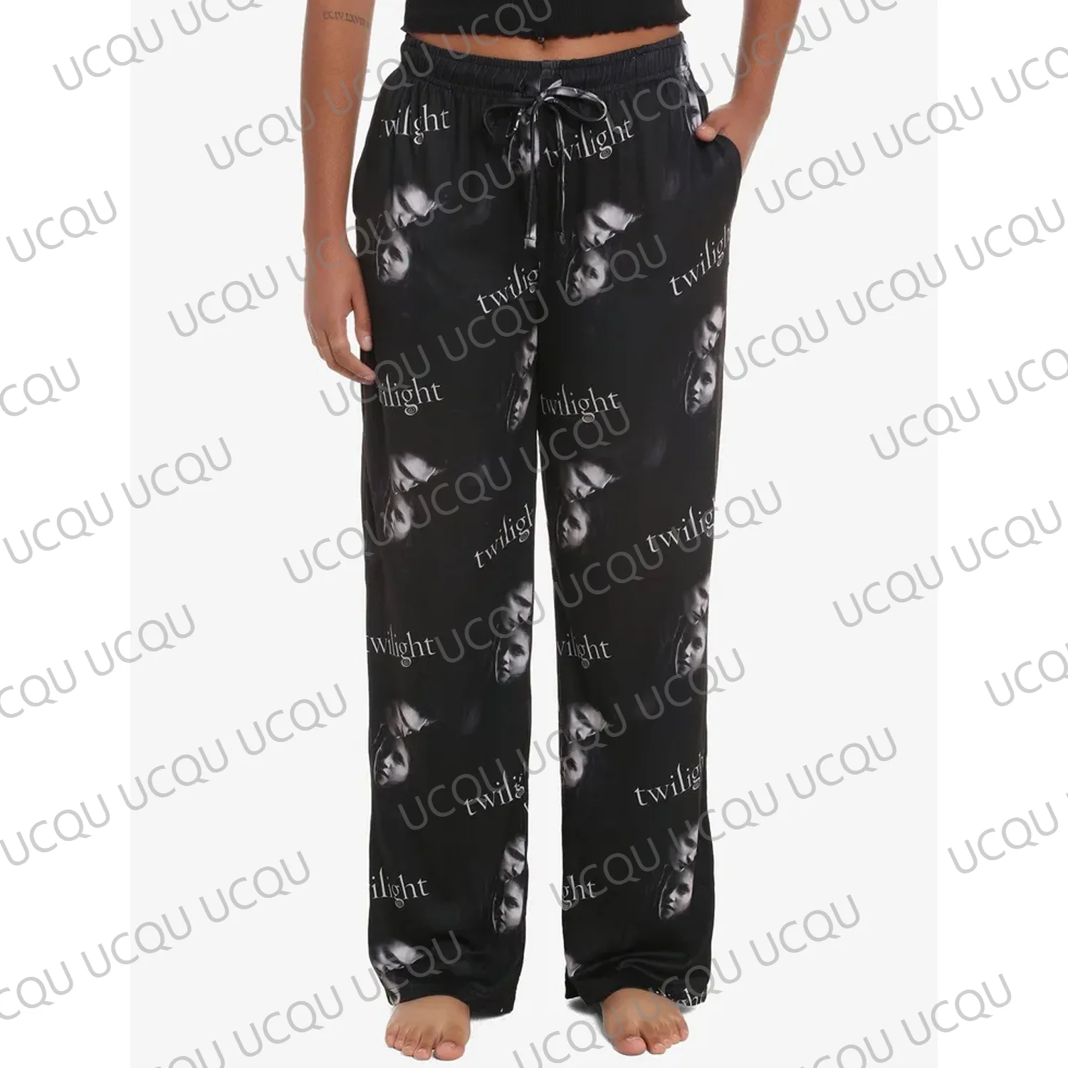 New Twilight Edward & Bella Trousers Adult Loungewear Sleep Pajama Pants Oversized Adult/Kids Pajama Pants 3D Printed Pyjama