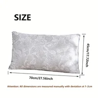 2PC High Quality Brushed Texture Patterned Sleep Pillow, Star Rated Hotel Grade Patterned Pillow Core Classical Patterned Pillow 3