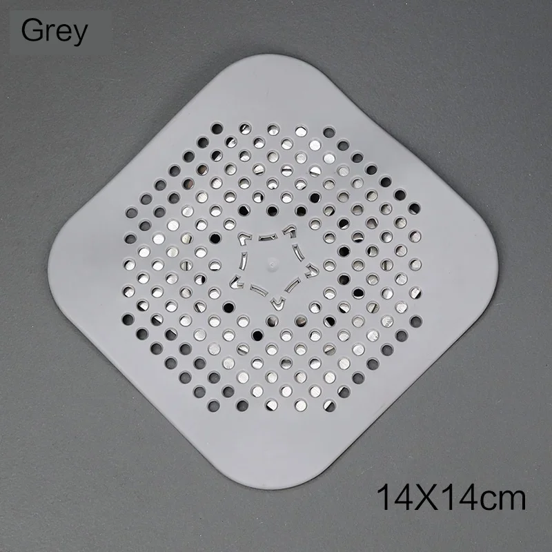 3PCS Drain Hair Catcher Filter Sink Anti-blocking Strainer Bathtub Shower Floor Silicone Stopper Cover Kitchen Bathroom Accessor 6
