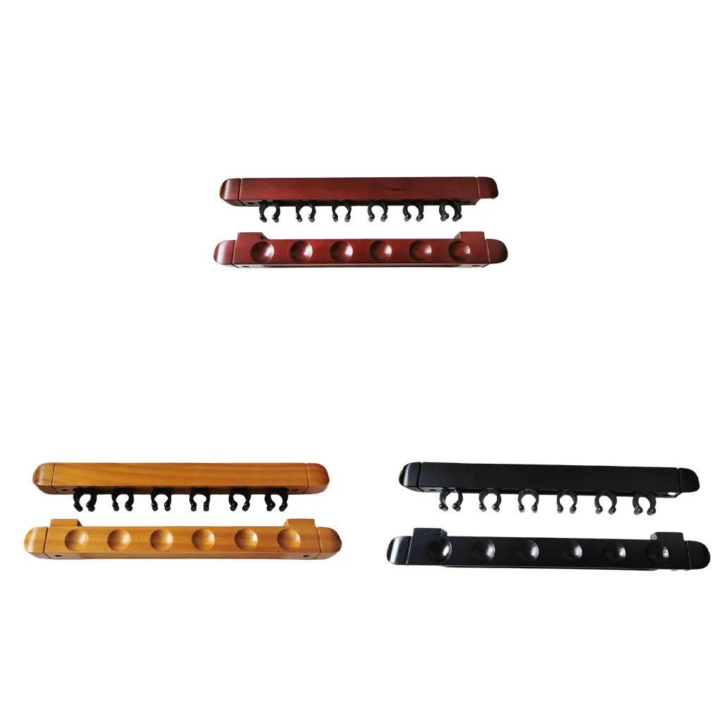 

1 Set Wall Mounted Billiard Cue Rack Support Billiard Holder Bracket