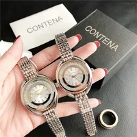 New Watch For Women High-End Luxury Stainless Steel Rhinestone Dial Wristwatch Water Resistant Woman Accesories Gifts for Women 1