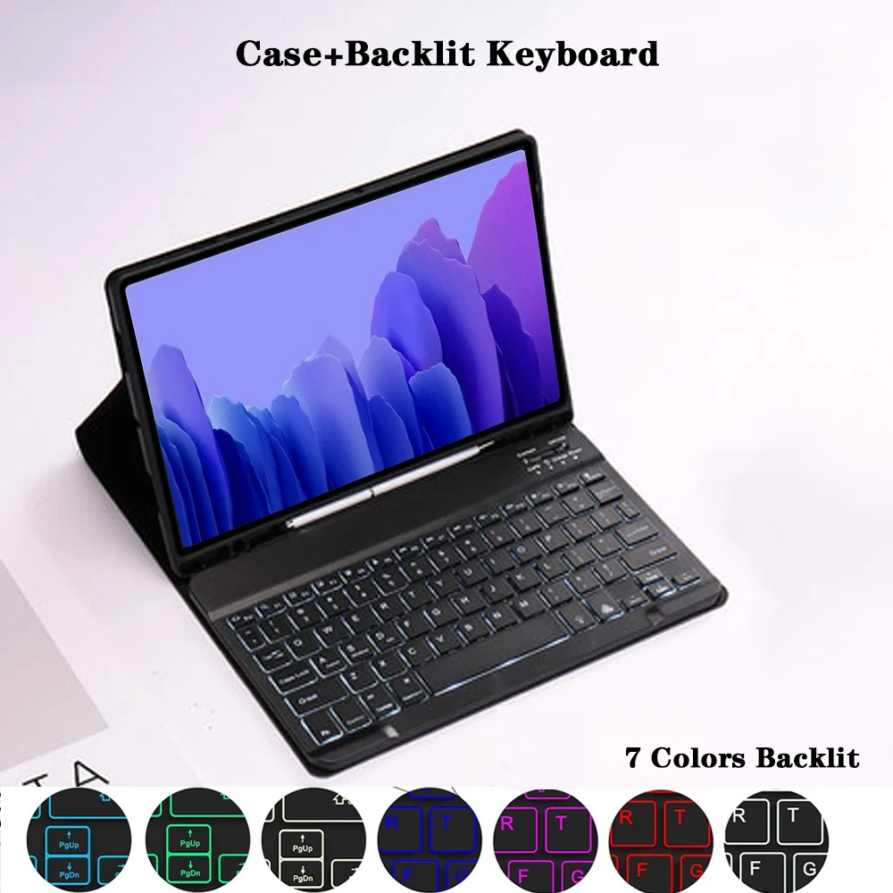 Enhanced Keyboard Case with Detachable Bluetooth and Pencil Holder
