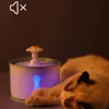2.4L Pet Cat Dispenser Drinking Water Fountain Activated Carbon Filters LED Automatic Feeder Container USB Interface 2