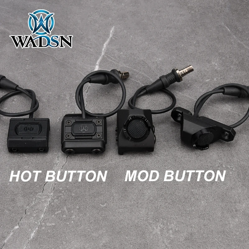 Tactical UNIT ModButton Hot Button Pressure Remote Switch Mlok Keymod 20mm Rail For Surefir M300 M600 DBAL-A2 PEQ15 2.5 SF PLUG picatinny rail accessories,rail adapter,threaded adapter
