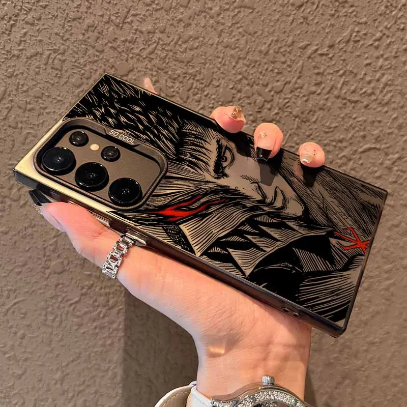 Berserk Fantasy Anime Colorful Silicone Phone Case