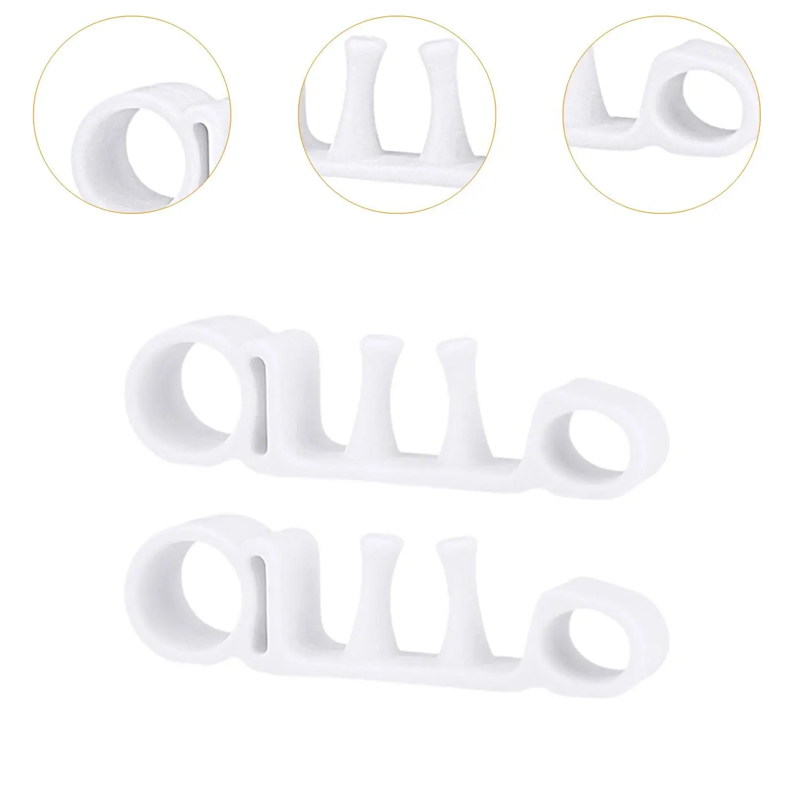 2x Body Feet Aligners Kit Toe Separators for Girls Crooked Toes Hammer Toes