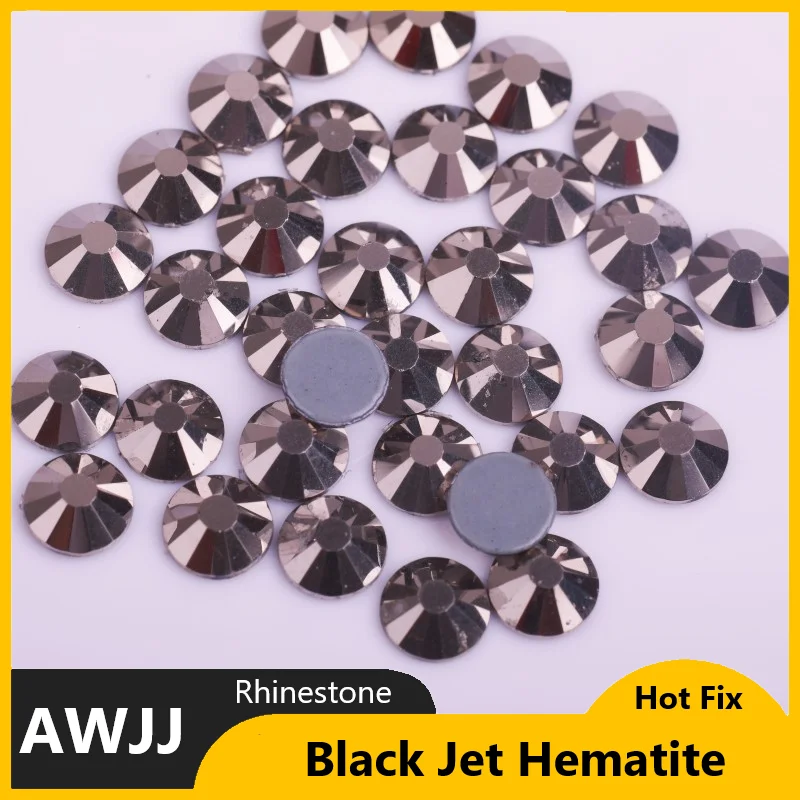 SS6-SS30 42 Farben Kristall ab besser dmc Hot Fix Strass, Glas Strass Hotfix Eisen auf Strass Nähen & Stoff dekorationen – Detail 25