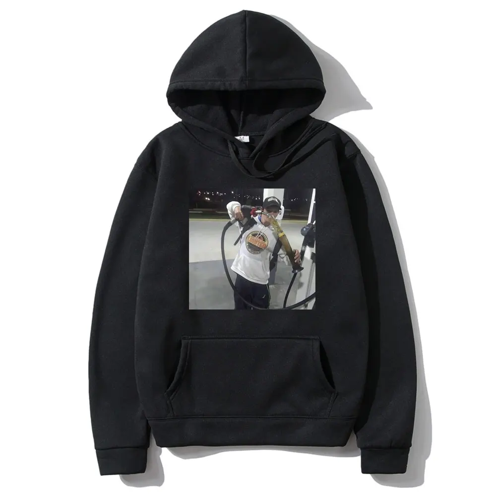 Petrol Bong Funny Meme Print Hoodie Male Vintage Streetwear Men Women Casual Oversized Sweatshirt Unisex Fleece Cotton Hoodies