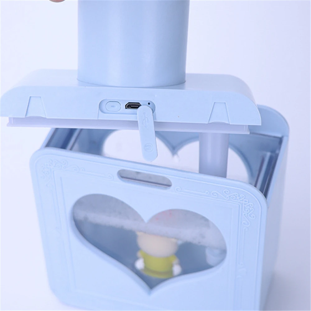 Automatic Foam Dispenser Touchless Sensor Smart Liquid Soap Dispenser Wall-mounted/Desktop Cute Washing Hand Machine for Kids 5
