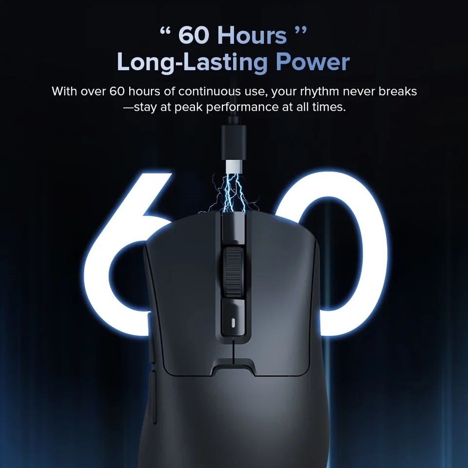 mausさん専用 Zaopin ZPW Max Wireless Bluetooth Gamer Mouse 8k Tri Mode