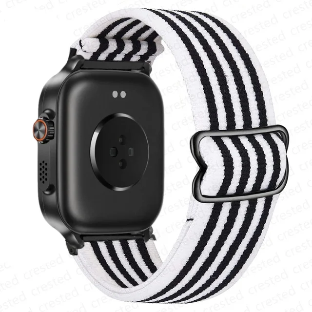 Adjustable Nylon Elastic 22mm Watch Strap Replacement Bracelet