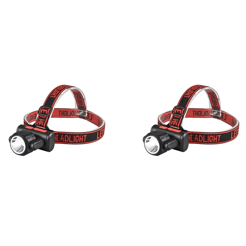 

HOT SALE 2X LED Head Light Lamp Head Flashlight Adjustable Waterproof Super Bright Headlight For Camping Jogging Hiking Fishing