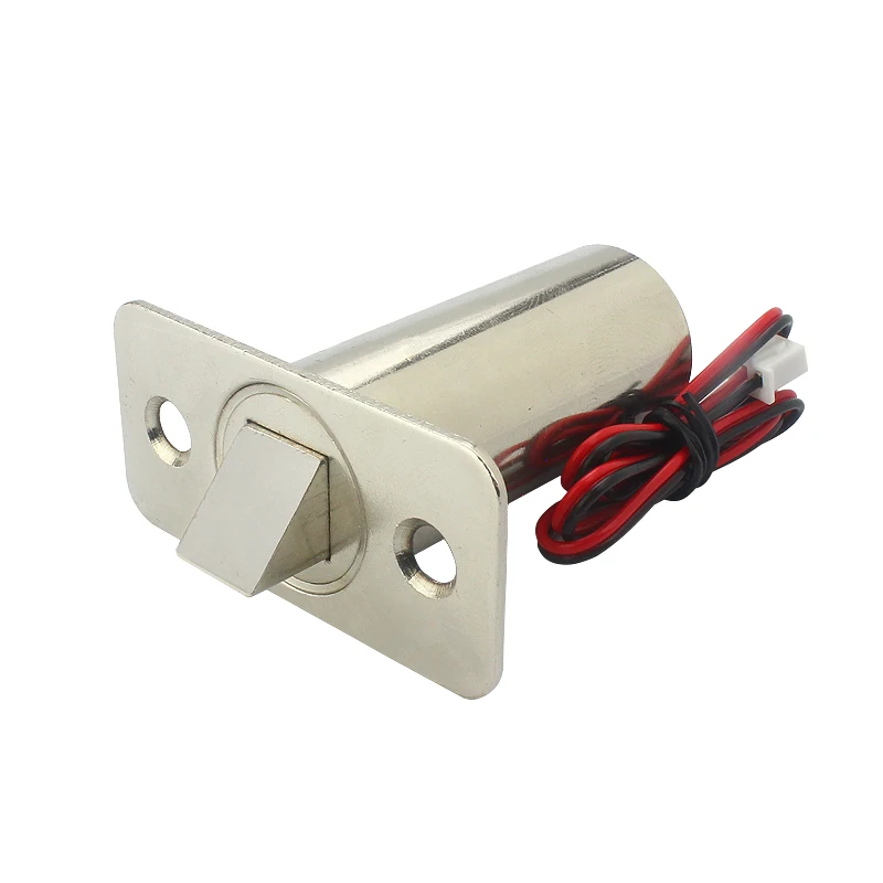 מנעול דלת מוטמע קטן DC12V24V מנעול ברג חשמלי בקרת גישה מנעול אלקטרומגנטי מנעול בקרת חשמל מוסתר