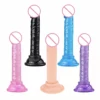 Realistic Dildo Anal Sex Toys for Couples Woman Gay Crystal Jelly Dildo Suction Cup Penis Thrusting Female Dildo Sex Shop 1
