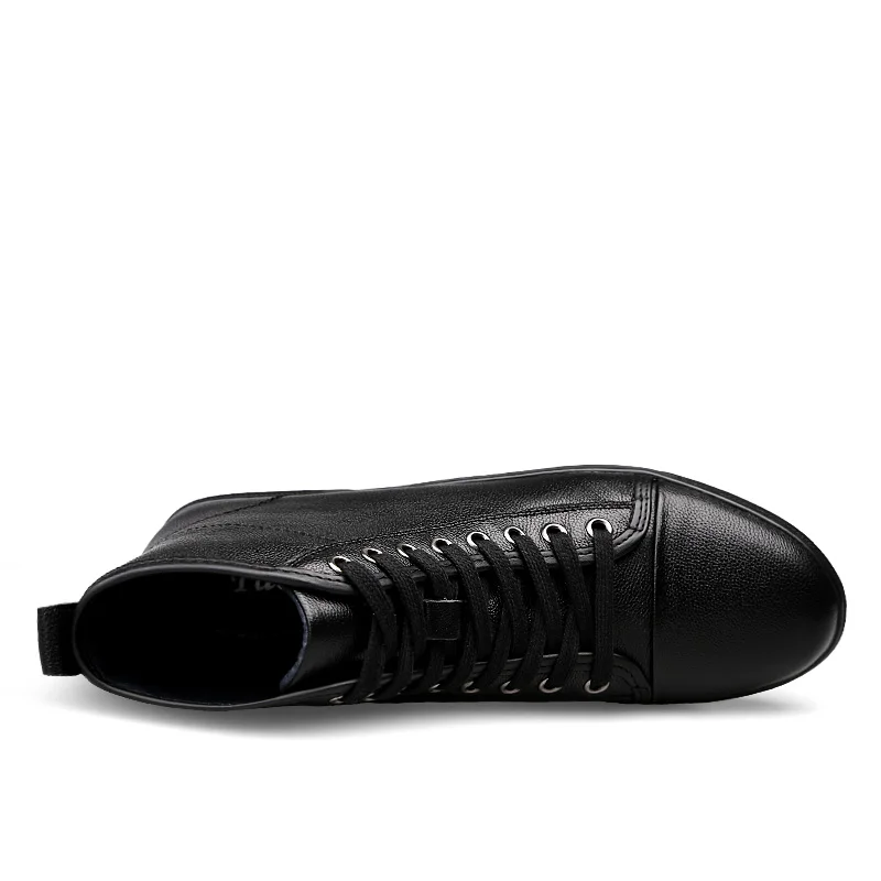 Herren Winterstiefel Aus Echtem Leder Für Warme Outdoor Tage_voghion.com