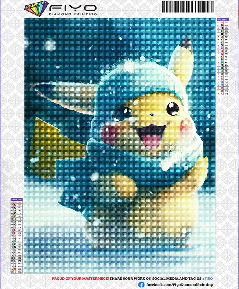 5d Diy Diamond Painting Pokemon Home  Diamond Painting Full Pokemon -  Diamond - Aliexpress