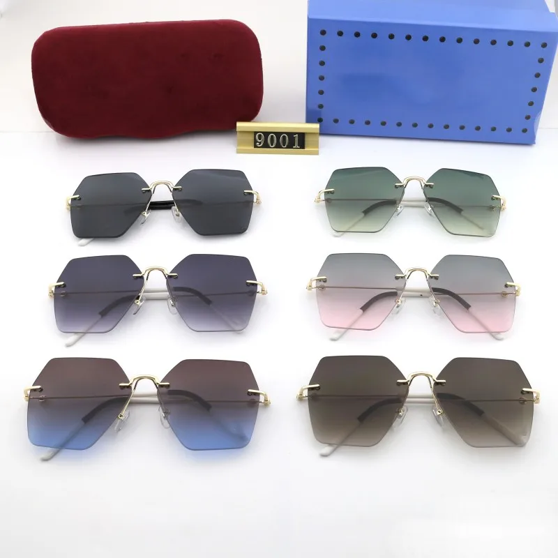 

2024 New Classic Luxury Designer Sunglasses High Quality Anti UV Large Frame Multi functional Glasses