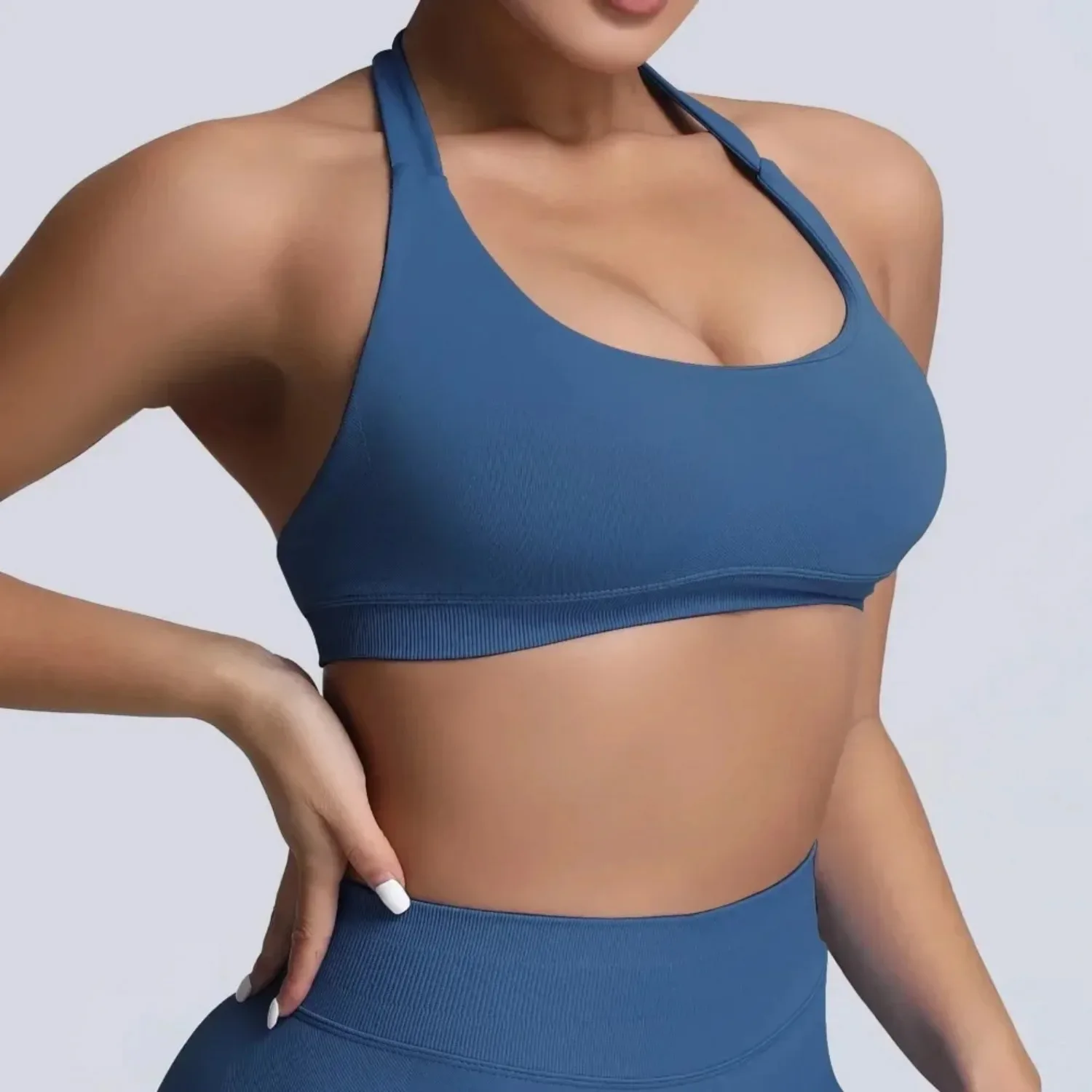 Women’s Gym Solid Color Sports Bra Sexy Tight Fitting Backless Seamless with Chest Cushion Vest Exercise Yoga Camisole Top Best Sellers In Women's Clothing