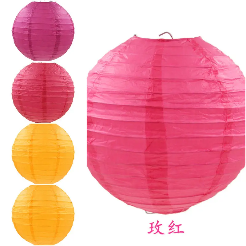 20 Colorful Paper Lanterns for Birthday Decorations Weddings Parties &  Events Round Hanging Paper Lanterns in Sizes 681012 - AliExpress