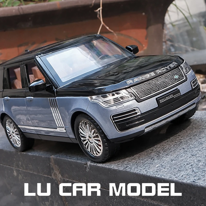 

1:24 Land Rover Range Rover 2022 внедорожник литые из сплава игрушечные автомобили со звуком светильник ль игрушки для детей коллекционный подарок