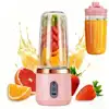 Juicer Cup + Portable Outdoor Cup, Dual Cups, Detachable, Easy To Clean, For Making Fine Juice, Fruit Blender, Beverage Maker, Suitable For Home, Outdoor Travel, Office, USB Charging, Portable Blender, Juice Mixer - Perfect Gift For