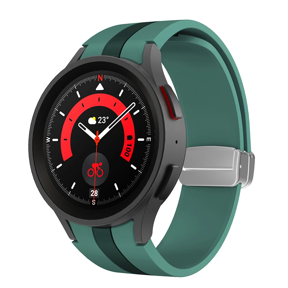 Magnetic Buckle Silicone Strap