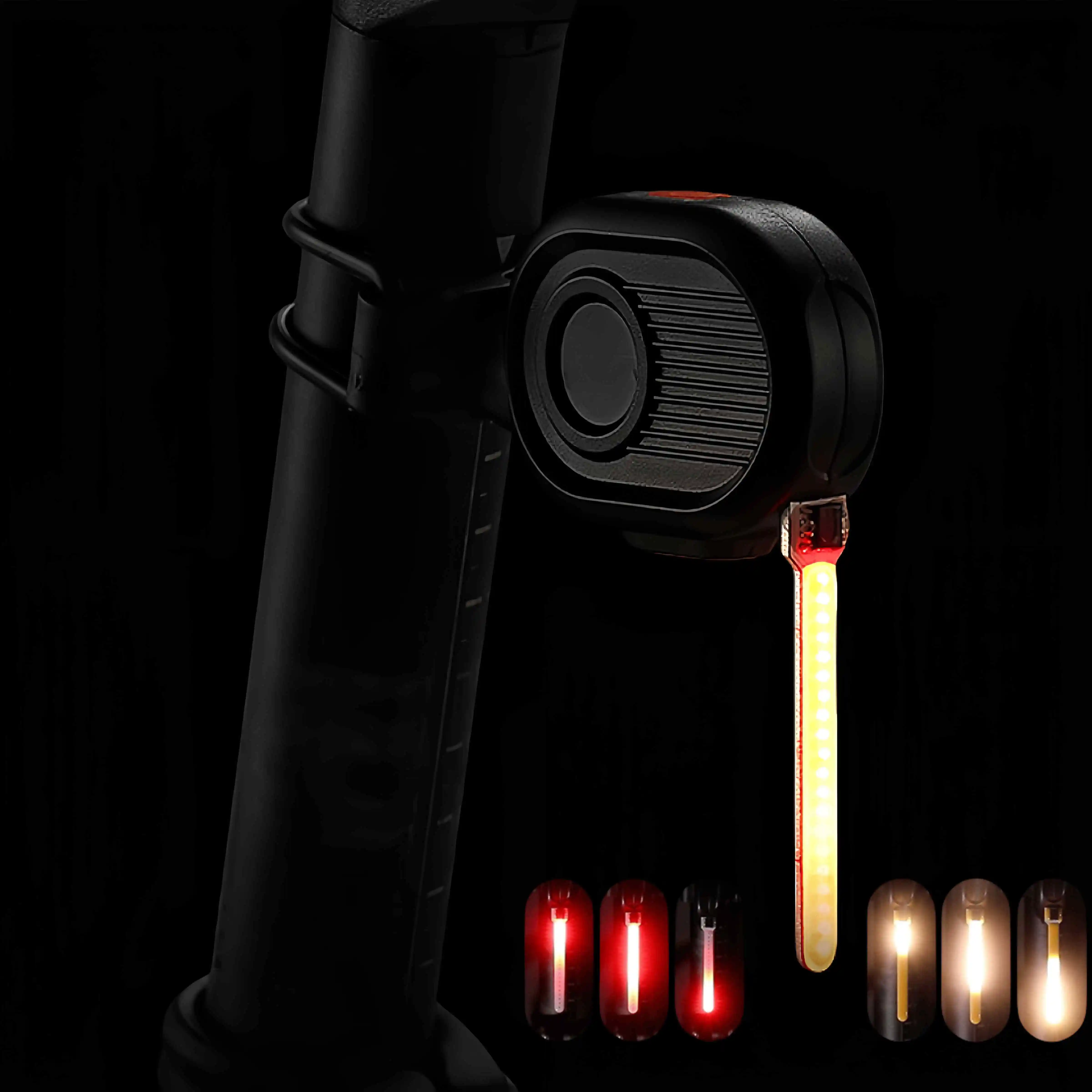 

Bicycle Tail Lights USB Charging Light Safety Warning Light Saddle Navigation Lights Three Modes Bicycle Accessories