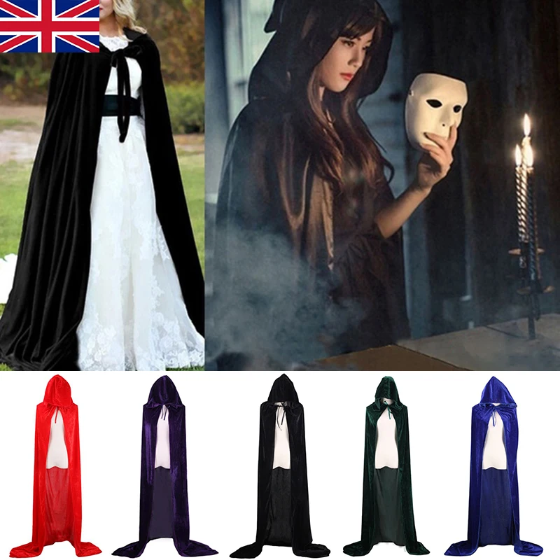1pc-Hooded-Robe-Witchcraft-Cotton-Vampire-Cloak-Halloween-Drama-Costume ...