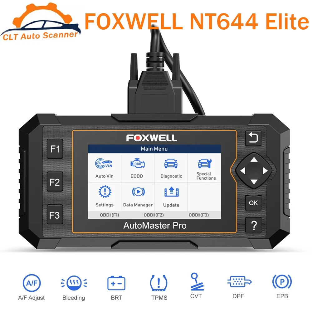 Foxwell NT644 Elite Scanner Tools OBD2 Car Diagnostic Scanner EOBD OBD