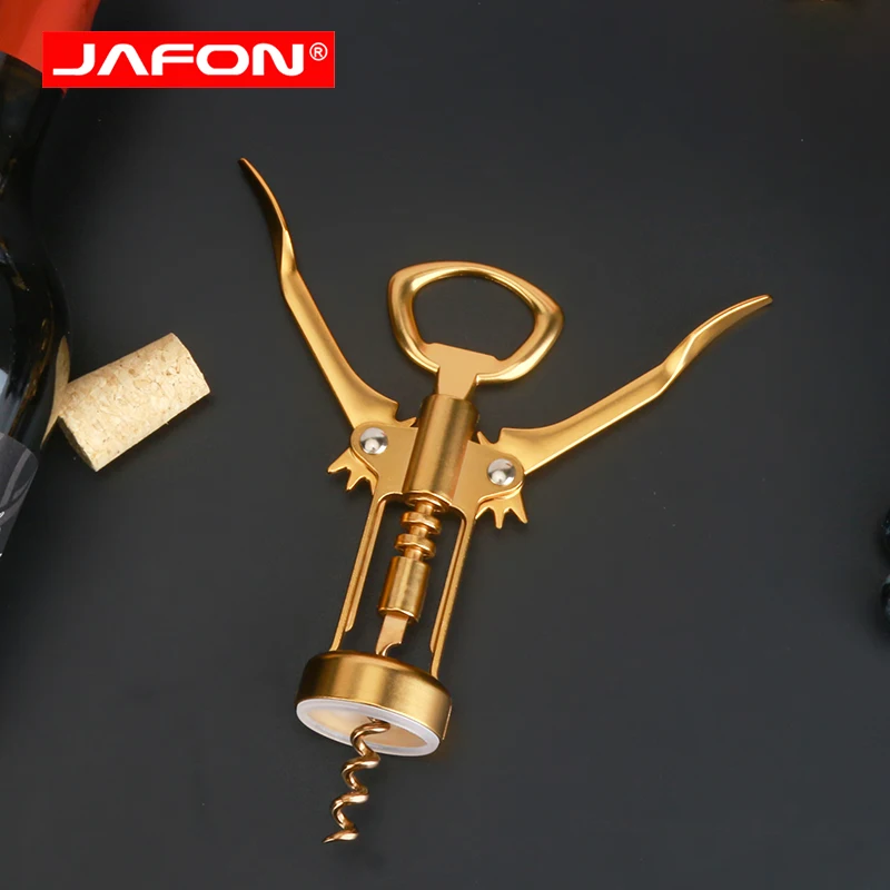 Wine Opener Wing Corkscrews with Beer Bottle Opener Stooper and Bag in Gift Box