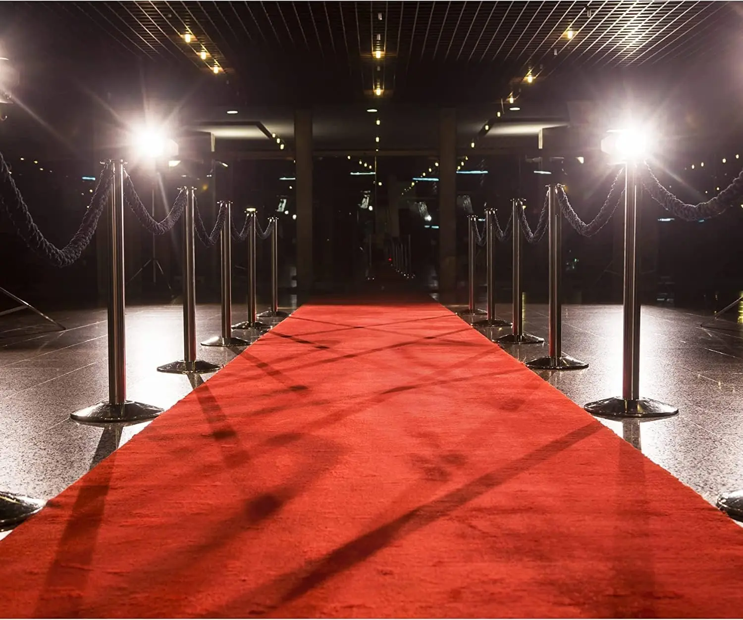 Red Carpet Wedding Stage Stairs Wedding Terrace Exhibition Large Release Conference Outdoor Corridor Running Carpet