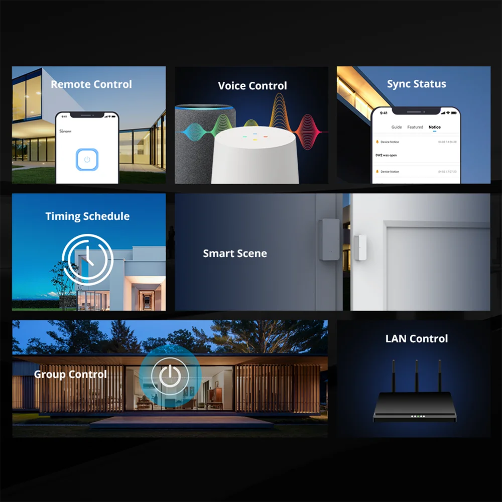 SONOFF BASIC R2 Smart Home Controller Module Voice Control Sync Status Home Assistant Google Home Smart Scene via eWeLink APP 3