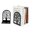 2Pcs Bird Group Bookends Tree of Life Bookends Metal Heavy Duty Desktop Home Office Supplies Storage Books Gift for Book Lovers 6