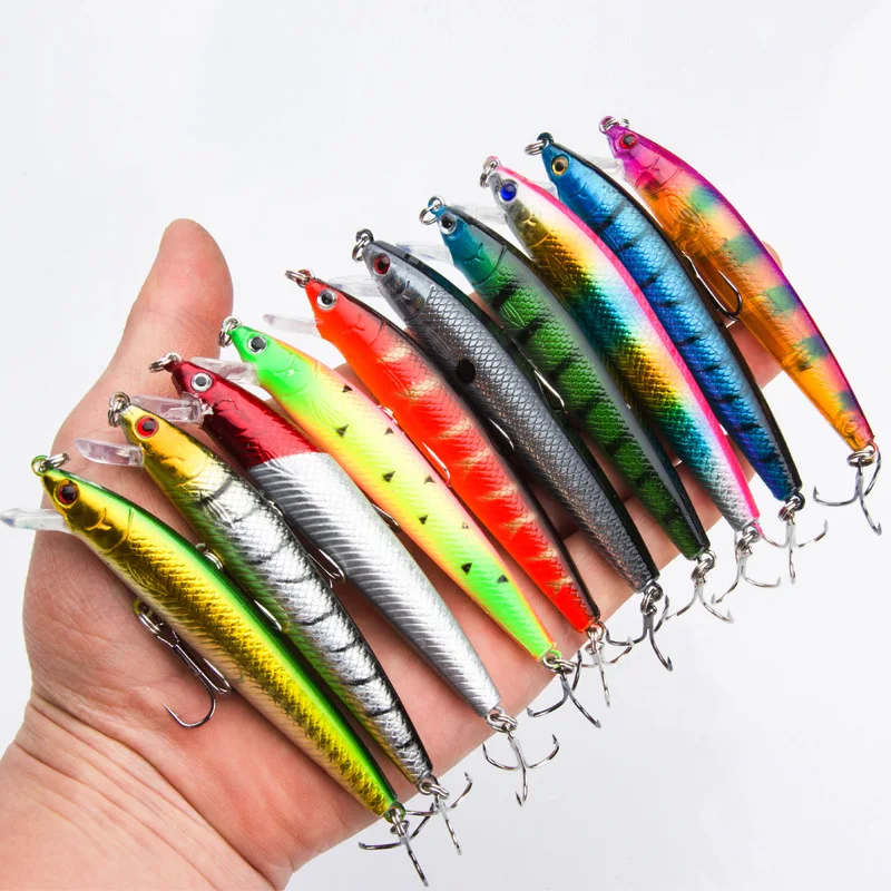 Long Casting Sinking Saltwater Minnow Stinger 100mm 7.5g Sea Fishing Lures  Rolling Wobblers Hard Baits Jerkbait for Seabass Lure - AliExpress