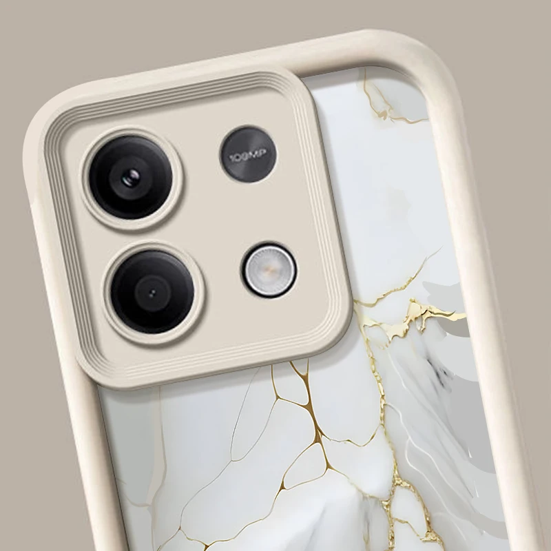 Elegant Marble Design Soft TPU Silicone Phone Case – Premium Protection Cover