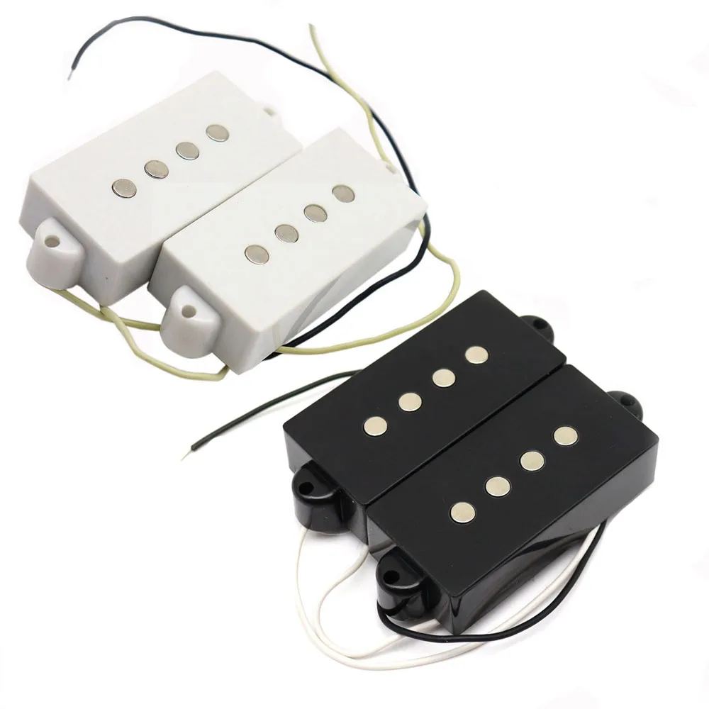 1set PB P Bass Electric bass Pickups Humbuckers Precision Style Pickups Humbuckers Pickups Black