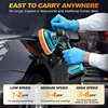 Electric Goddess Eccentric Vibrating Polishing 6 Speed Control Rotation Speed 2500-7000RPM Polished Power Tool Home DiY 5