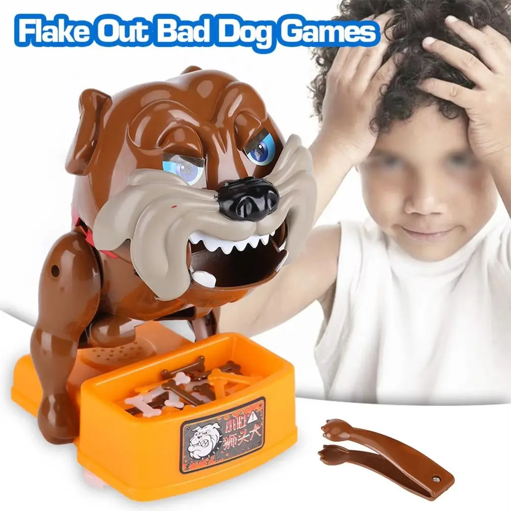 Plastics Flake Out Bad Dog Games Multifunctional Electric Dog Tabletop Game Collection Simulation Finger Bite Scary Game